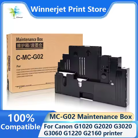 Winnerjet MC-G02 Maintenance Box for Canon G1020 G2020 G3020 G3060 G1220 G2160 G2260 G3160 G3260 G54