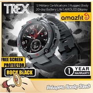 MuirghealAbla_shop(HOT ITEM) [[#OFFICIAL AMAZFIT MALAYSIA WRTY#] 2022 Amazfit T-Rex TREX Smart watch 47mm AMOLED 5ATM