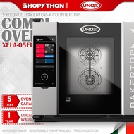 UNOX BAKERTOP-X 5 600x400 Countertop XELA-05EU-EXRS (11000W) Commercial Kitchen Combi Oven Digital ID Premium Cooking