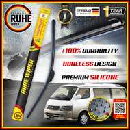 Ruhe Wiper Toyota Hiace Van 1998 - New Present Original High Quality Soft Silicone Car Wiper Silicon