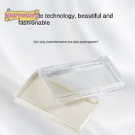 STARYSWAY Eyelash Storage Box, Plastic  False Lashes Show Box, Dust Proof Square Shape Storage Box