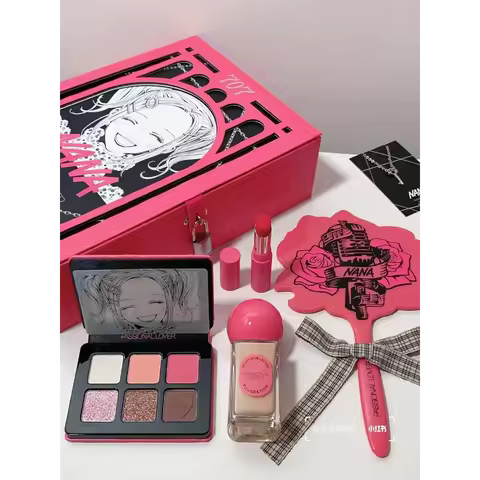 Passional Lover Makeup Cosmetics Set Foundation+eyeshadow+lipstick Long-lasting Moisturizing Waterpr