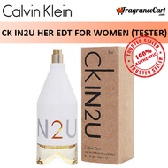 Calvin Klein cK IN2U Her EDT for Women (100ml Tester) Eau de Toilette IN 2U Orange [Brand New 100% Authentic Perfume/Fragrance]