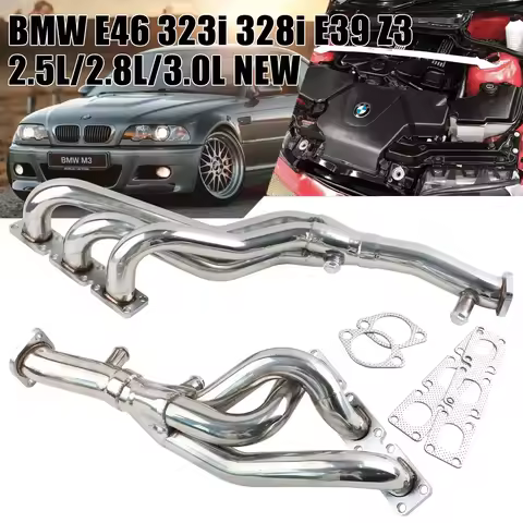 Stainless Steel Exhaust Manifold Header For Stainless Manifold Header for BMW E46 323i 328i E39 Z3 2
