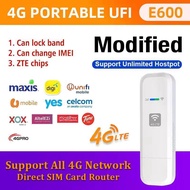 (Modified USB Wifi)USB router E600 ZTE chip 4G Wifi router wireless USB car modem 4G mini Wifi stick Sim card data mobile hotspot Sim card dongle