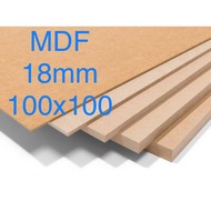 18mm MDF board (100x100)cm, MDF plywood, MDF wood board, MDF plywood