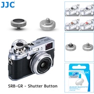 JJC Threaded Shutter Release Button Silver Metal Fuji X-T30 III XT30 III X-E5 X half X-M5 X-E4 X-E3 