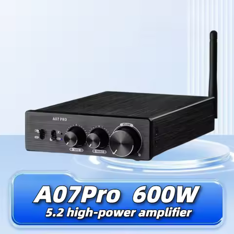 AIYIMA/AIYIMA A07Pro Bluetooth 5.2hifi High Power Amplifier 600W Power Amplifier TPA3255