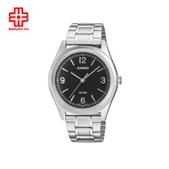 Casio General MTP-B210D-1AV Silver Stainless Steel Band Men Watch