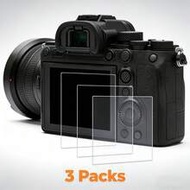 3 ชิ้น ฟิล์มกันรอยกระจกนิรภัยความแข็ง 9H สำหรับกล้อง Alpha 7C II/A7C2/ZVE10 II/A7CR/ZVE I/A7CM2/A7CM