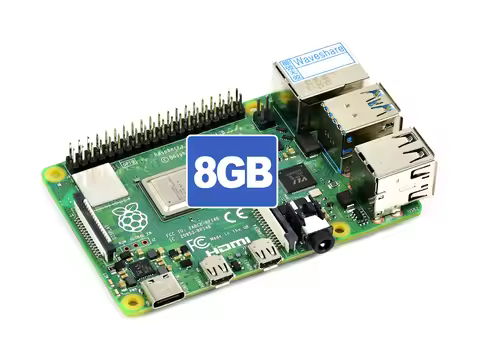 Original Raspberry Pi 4 Model B 4B RAM 2GB 4GB 8GB Core 1.5Ghz 4K High Resolution Dual Displays Blue
