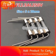 XZ 10pcs F12.5AL250V Fast Acting Fuse 12.5A 250V Induction Cooker Glass Fuse Volume 5x20MM