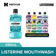 Listerine Mouthwash 250ml - Cool Mint, Green Tea, Gum Care, Healthy White, Original, Total Care (Den