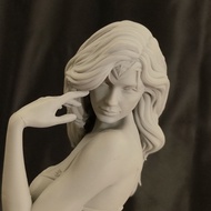 G GK White Model Wonder Woman 3D Printing Female Figure 12K Light Curing 3D Printing Details Exquisi