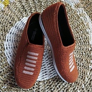 Men's Knitted Shoes Men's Shoes Handmade Knitted Shoes Men's Flat Shoes