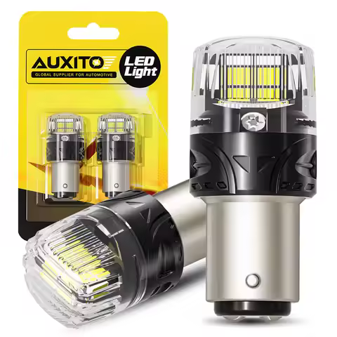 AUXITO 2Pcs 1157 LED Canbus P21/5W BAY15D Car Bulb for Reverse Parking Back Lamps Audi A3 8P A4 B6 B