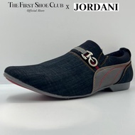 Jordani Men Synthetic Casual Comfort Fashion Pointed Toe Low Cut Slip-On Shoe Kasut Lelaki JM1910