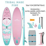 แพดเดิลบอร์ด SUP แบบเป่าลม บอร์ดพาย พร้อมอุปกรณ์ Inflatable SUP Board 11’ Tribal Mask — a universal 