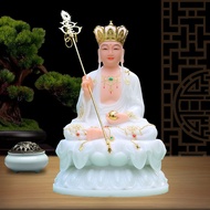 【浪漫一生彩妆dian】 汉白玉地藏王佛像九华山大愿地藏王菩萨家用供奉客厅摆树脂佛像          【0614MyUj7C8CS】