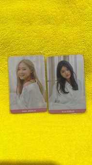 Photocard jkt48 dhea & giselle the morning call official