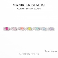 [10 GRAM] Yummy Candy Crystal Beads Crystal Candy Beads Crystal Lollipop Bead/
