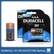DURACELL 3V CR123/CR123A/DL 123/CRCR17345 Lithium Battery For Camera Flash Night Vision Smoke Alarm