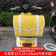 Leather Motorcycle Tail Bag Vintage Style Royal Alloy GT150 Bike Helmet Bag Waterproof Motorcycle Eq