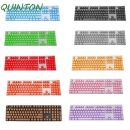 QUINTON Keyboard Keycap ABS 104Pcs Mechanical Keyboard OEM Injection 61/ 87 Colorful Backlit Key Cap