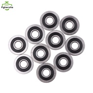 10Pcs F695-2 Stainless Steel Bearing Flanged Miniature Deep Groove Ball Bearings F695  Ball Bearings