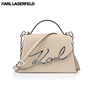 KARL LAGERFELD - K/SIGNATURE MEDIUM CROSSBODY BAG 240W3003 กระเป๋าพาดลำตัว