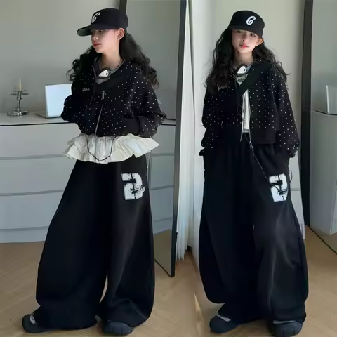 Baby Girl Clothes Set Size 4-14Y Hooded Top+Pants Bottom Clothing Suit Kid Autumn Clothing Sets Todd