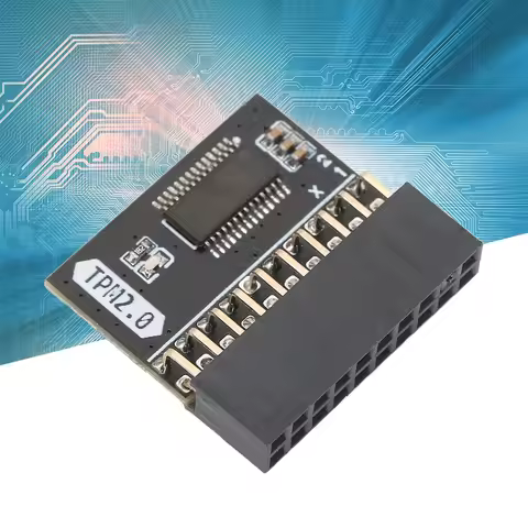 TPM 2.0 Encryption Security Module 20Pin, for Win11/10 Compatible with ASUS/Gigabyte Standalone Cryp