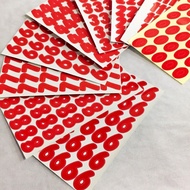 [G. World] Digital Sticker Number