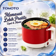 TOMOTO Mini Electric Pan | Folding Electric Cooker | 500W 1.5 liter Portable Mini Frying Electric Co