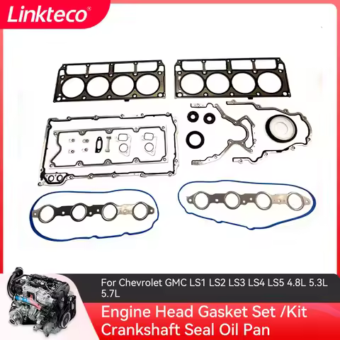 BTR73450 Engine Head Gasket Set /Kit Crankshaft Seal Oil Pan For Chevrolet GMC LS1 LS2 LS3 LS4 LS5 4