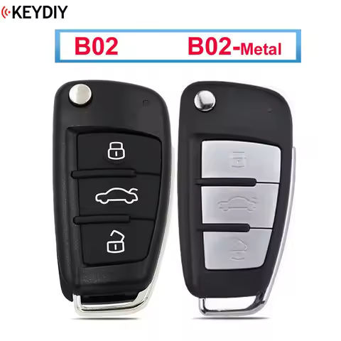 KEYDIY Universal Remote B02 B02-Metal Remote Control B-Series for KD900 KD-X2 MINIKD KD-MAX Works fo
