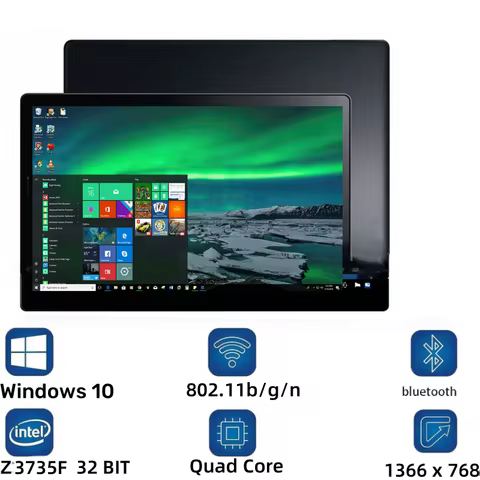 Last Sales 10.6 INCH Windows 10 Tablet PC 2GBRAM +32GB ROM Z3735F CPU WIFI Quad Core 1280*800 DC USB