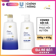 Shampoo Combo& Dove Damage Repair Conditioner Shampoo 640g + Conditioner Cream 610g Genuine Product