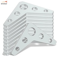 10Pcs Metal Weld On Tab Plate 1/4 Inch Thick 5 Hole Steel Weld On Triangle Gusset SHOPSKC2516