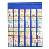 Hanging Bag Hard Sheet10PETCharts Hanging Bag Card[English Transparent Pocket Chart]Layer Word Cards