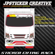 ELF GIGA truck CAR WINDOW STICKER