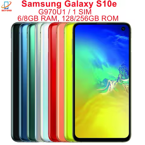 Samsung Galaxy S10e G970U1 5.8" 6/8GB RAM 128/256GB ROM Snapdragon Octa Core NFC Fingerprint Unlocke