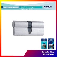 Armor Euro Profile Double Key Cylinder 50mm / 60mm