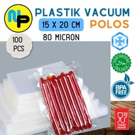 Vacuum Plastic 15x20POLOS | Vacuum Plastic 15 x 20POLOS, contents 100 pcs | 80 Micron