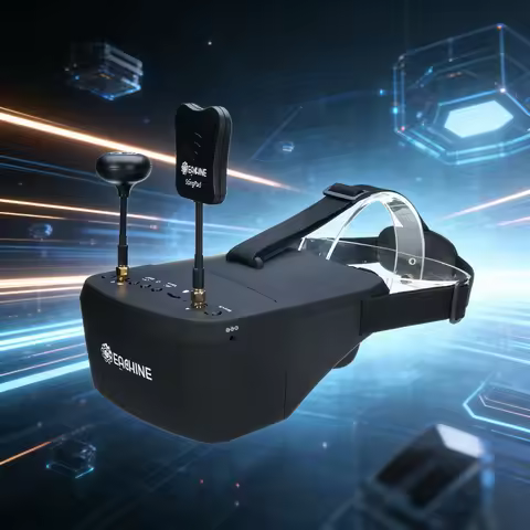 Eachine EV800D 5.8G 40CH 5 Inch 800*480 Video Headset HD DVR Diversity FPV Goggles With Battery For 