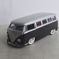 Volkswagen Bus Jada BigTime Customs Black Grey 2011 Scale 1:32 Loose Diecast Toy Collection Miniatur