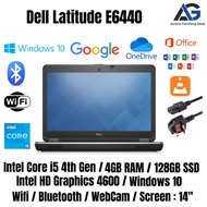 Dell Latitude E6440-i5(4TH GEN)/4GB RAM/128GB SSD