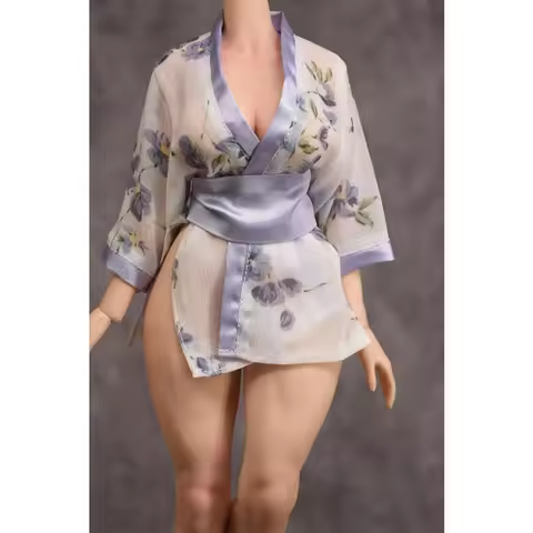 1/6 Scale Handmade Female Ancient Style Yukata Clothes Model for 12'' Tbleague Toys Action Figures B