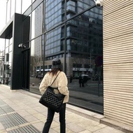 [Yes LOGO] Quilted Fashion Single Shoulder Handbag High Aesthetic Bag for Women Versatile Elegant La