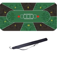 【SG Supplier】 Texas Holdem Table Mat Non-slip Rubber Base 120cm x 60cm for new year present